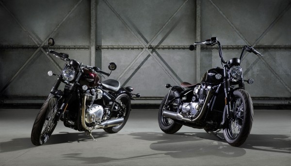 Nouveauté 2017 : Triumph Bonneville Bobber. Photo : Triumph Nouveauté 2017 : Triumph Bonneville Bobber
